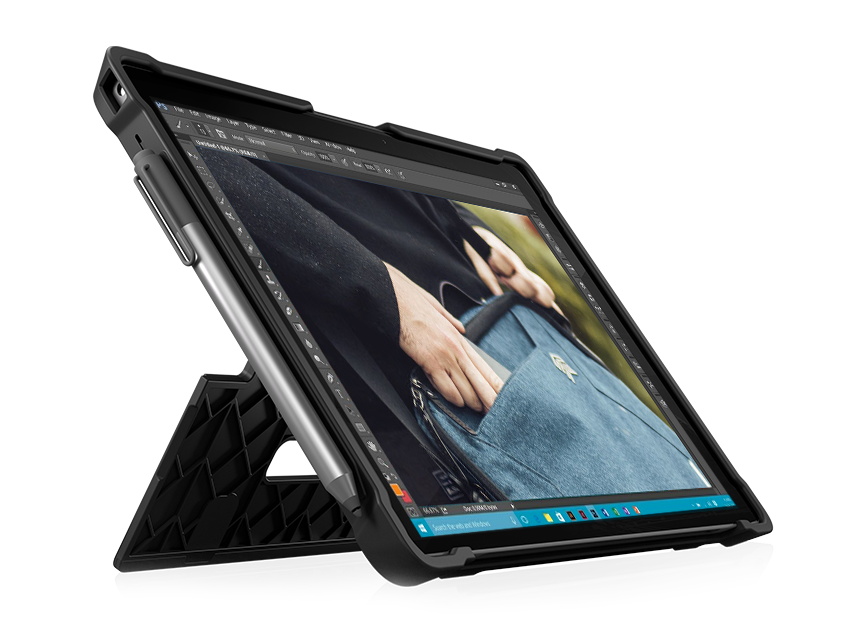 Dux for Surface Pro, propped up