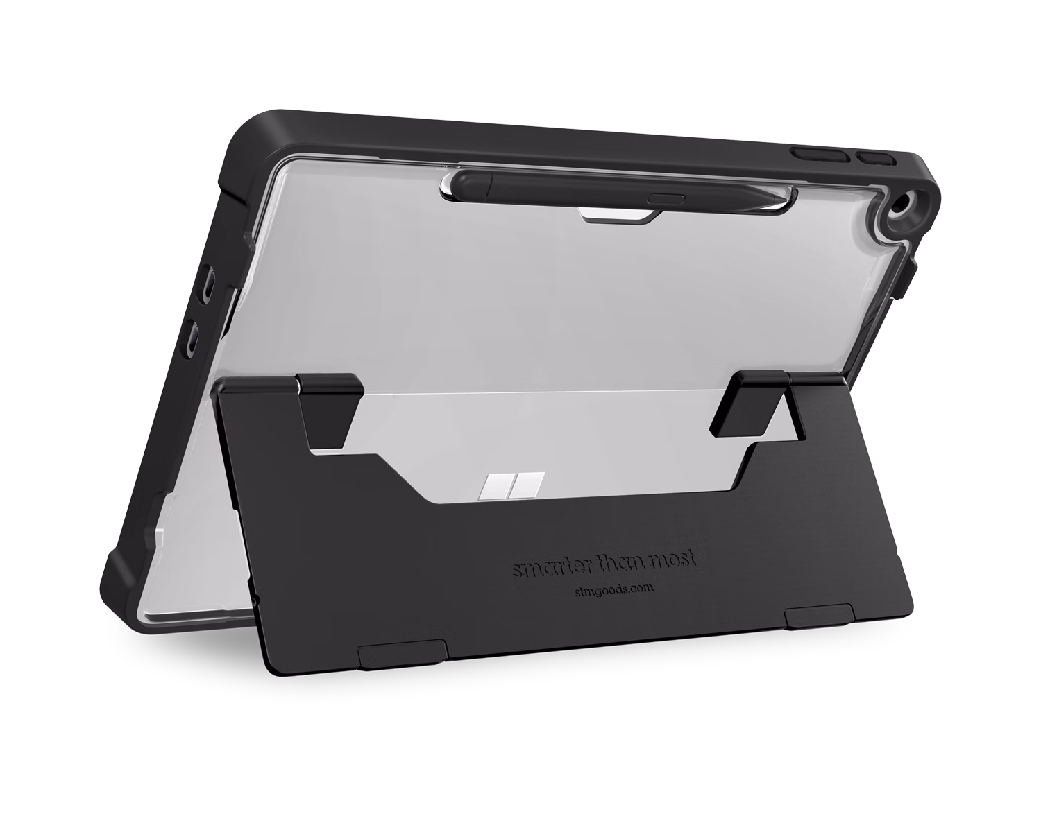 Dux Shell Black Surface Pro 1st Edition 12" Back Angle