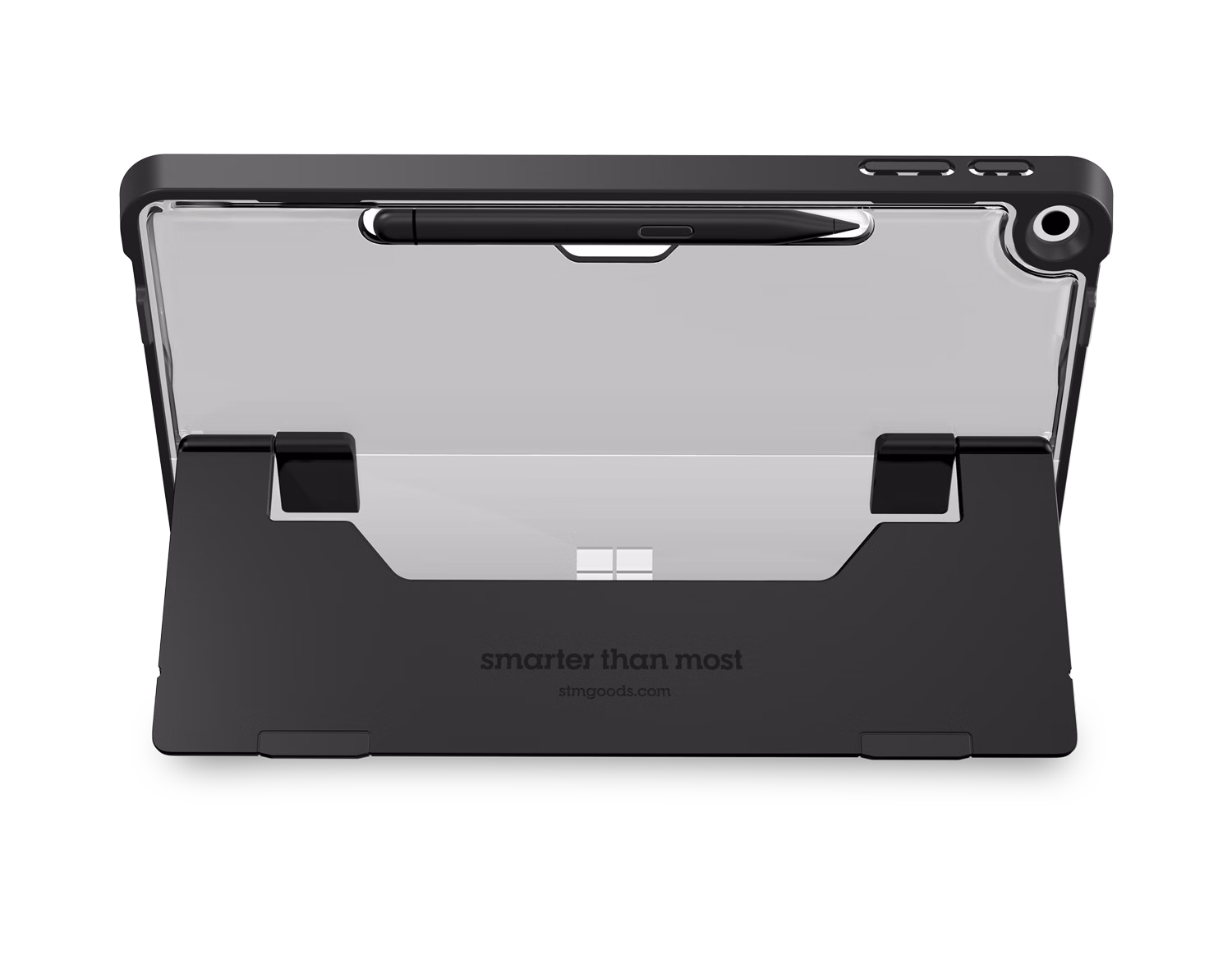 Dux Shell Black Surface Pro 1st Edition 12" Back Open