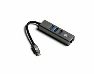 USB-C – 3 x USB-A + LAN